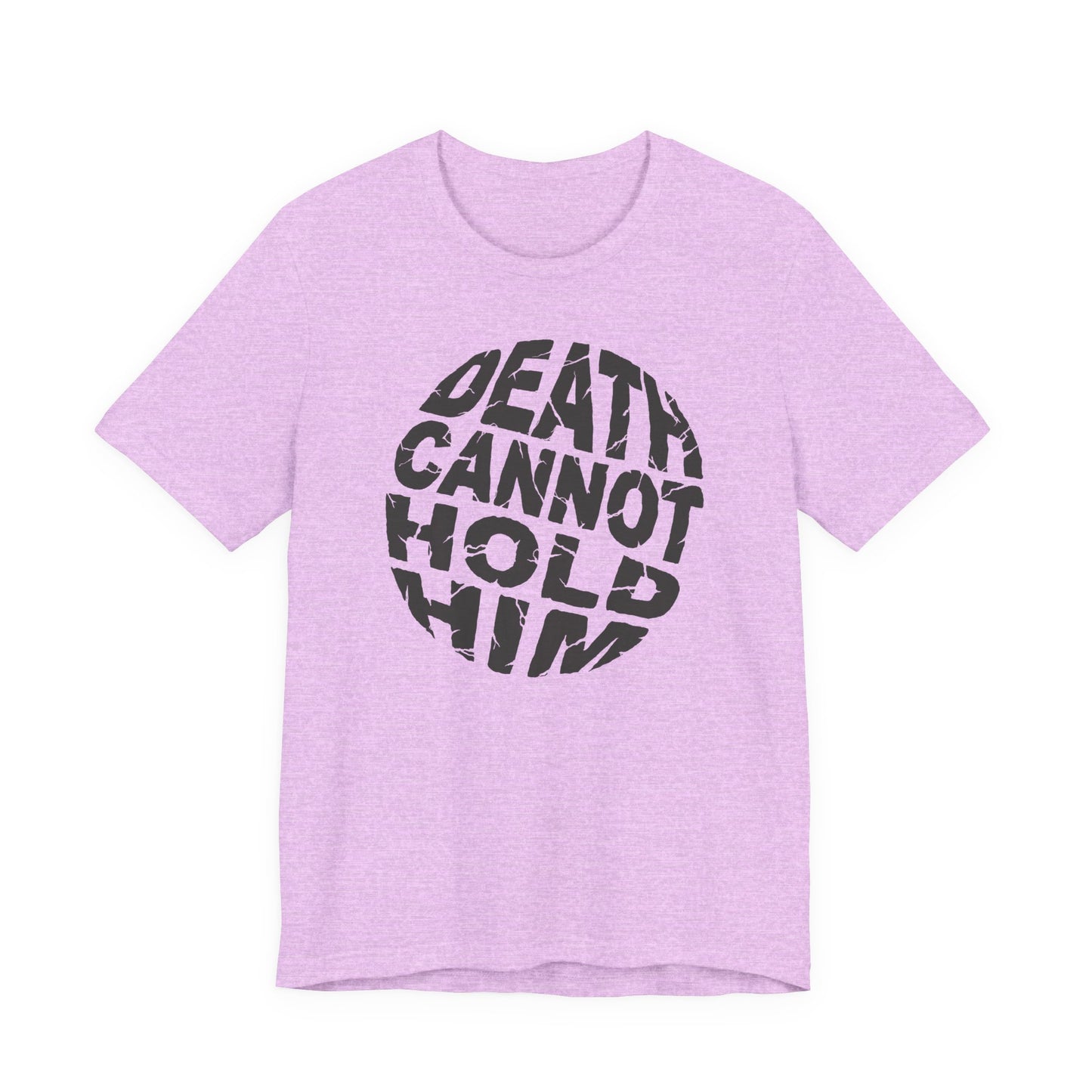 死は彼を捕らえることができない Graphite - クリスチャン・ストリートウェア プレミアムTシャツ