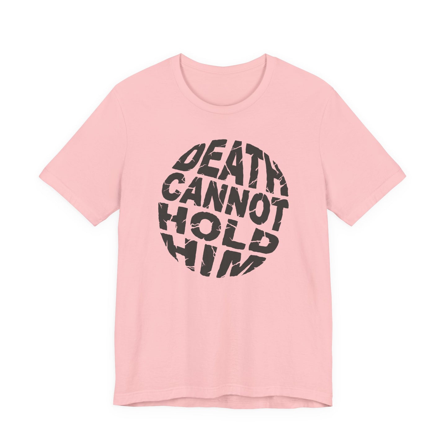 死は彼を捕らえることができない Graphite - クリスチャン・ストリートウェア プレミアムTシャツ